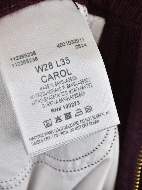 Lee "Carol" Hose, Cord, Gr.28/35, burgundy - Hose - 2ND STORY