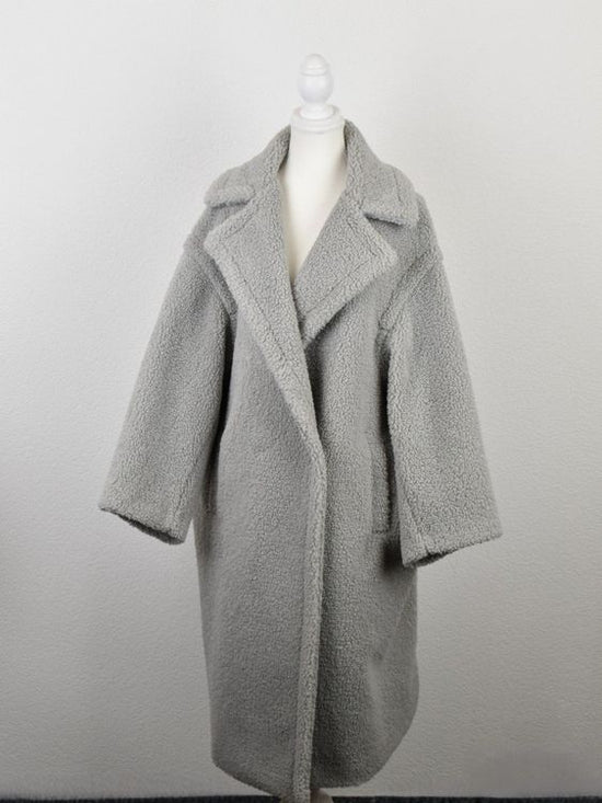 Leonardo Teddymantel, oversized, "St.Moritz", Gr.XS-M - Mantel - 2ND STORY