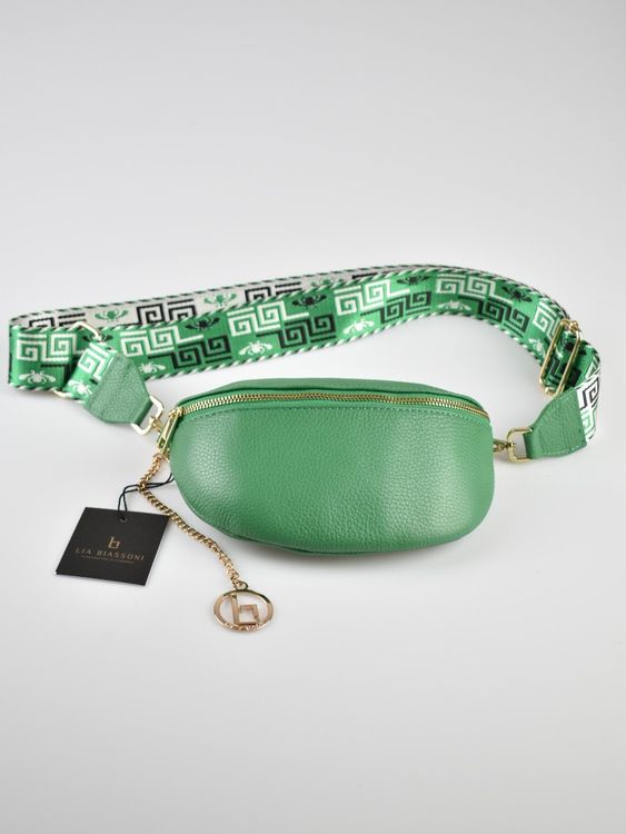 Lia Biassoni Bum Bag, Leder, neu