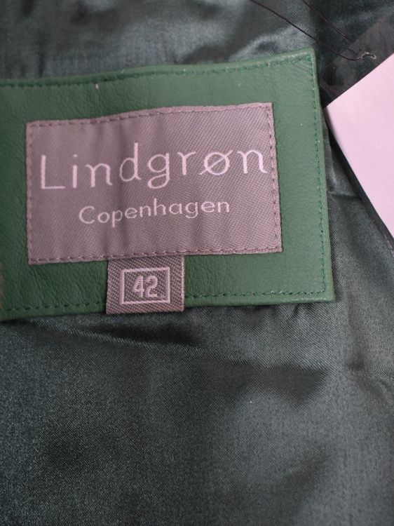 Lindgrøn Copenhagen Lederjacke, Gr.42, ungetragen - Lederjacke - 2ND STORY