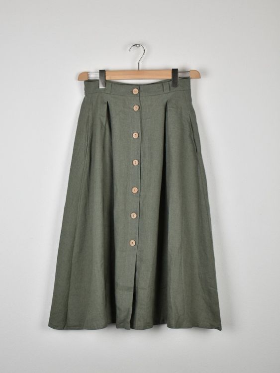 Linen Handmade Studio Rock, 100% Leinen, Gr.36 - Rock - 2ND STORY