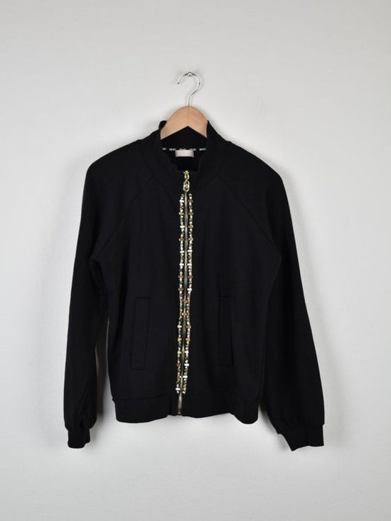 Liu Jo Sweatjacke Gr.36/38, mit Steinchen - Jacke - 2ND STORY