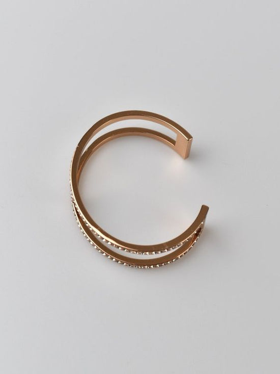 Lolaandgrace Armband, roségold, Edelstahl mit Steinchen - armband - 2ND STORY
