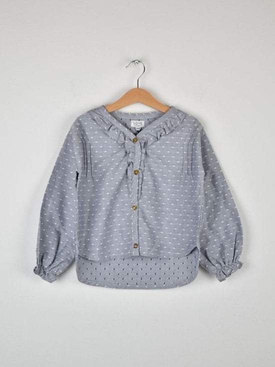 Love Kidswear Bluse, neu, Gr.110/116, Organic Cotton