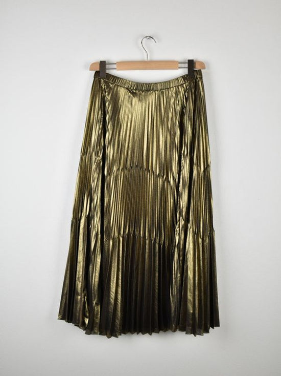 Luisa Spagnoli Rock Gr.M/L, gold metallic, neuwertig - Rock - 2ND STORY