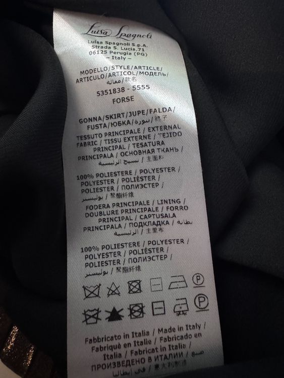 Luisa Spagnoli Rock Gr.M/L, gold metallic, neuwertig - Rock - 2ND STORY