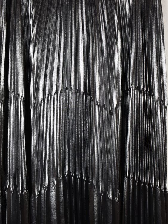 Luisa Spagnoli Rock Gr.M/L, silber metallic, neuwertig - Rock - 2ND STORY