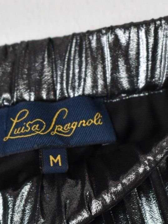 Luisa Spagnoli Rock Gr.M/L, silber metallic, neuwertig - Rock - 2ND STORY