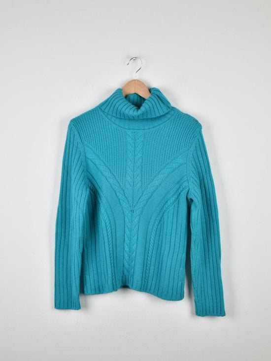 Luisa Spagnoli Rollkragenpullover Gr.L, 100% Wolle - 2ND STORY