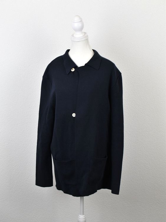 ma' ry' ya Strickjacke, blau, Gr.L, 100% Baumwolle - Strickjacke - 2ND STORY