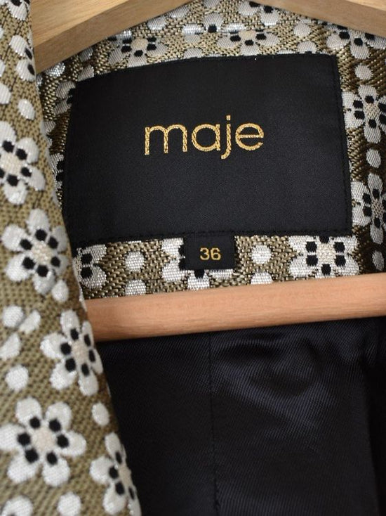 Maje Blazer, gold gemustert, Gr.34 (36), neuwertig - Blazer - 2ND STORY
