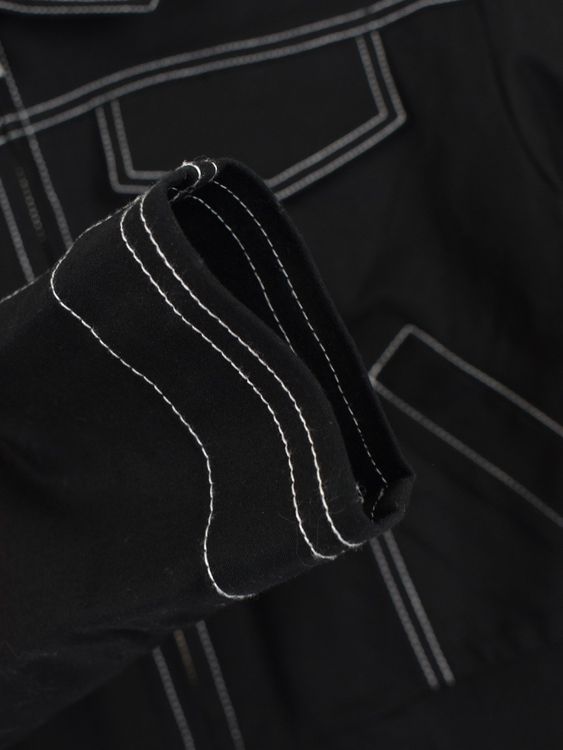 Maje Cropped Jacke, Gr.36 (34), schwarz, neuwertig - Jacke - 2ND STORY