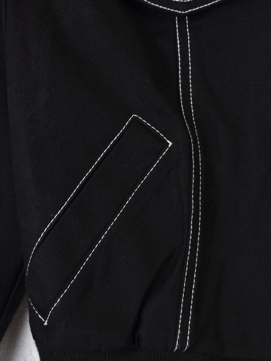 Maje Cropped Jacke, Gr.36 (34), schwarz, neuwertig - Jacke - 2ND STORY