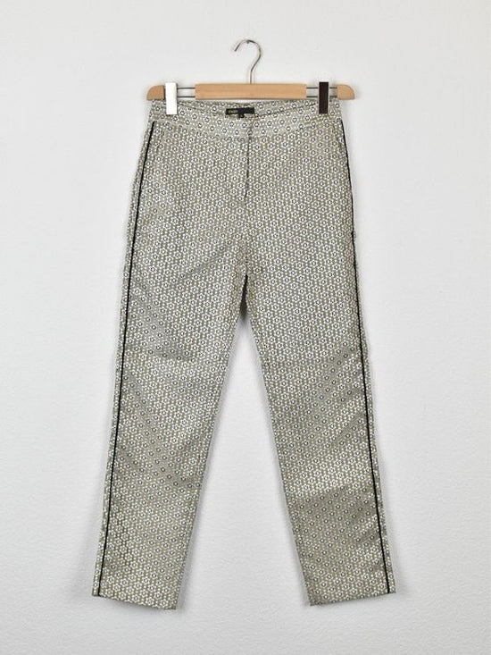 Maje Hose, gold gemustert, Gr.34/36, neuwertig - Hose - 2ND STORY