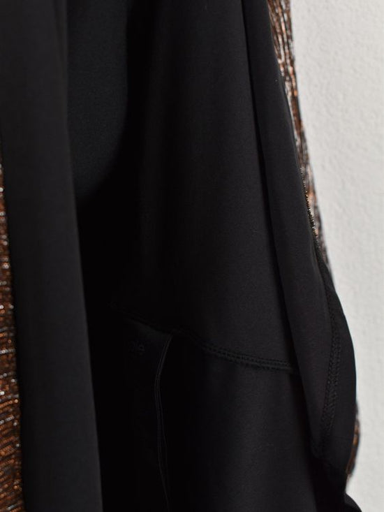 Maje Kleid, Gr.34, Lurex, Kupfer/Silber Metallic - Kleid - 2ND STORY