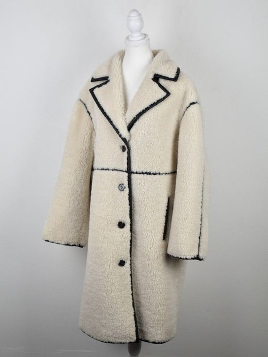 Maje Kunstfellmantel, Gr.38, neuwertig - Kurzmantel - 2ND STORY