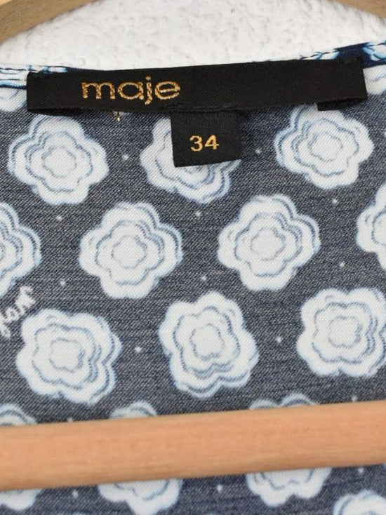 Maje Maxikleid, 100% Viskose, Gr.32 (34), neuwertig - Kleid - 2ND STORY