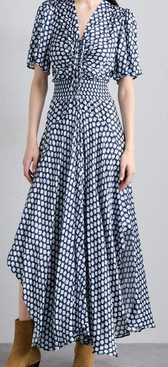 Maje Maxikleid, 100% Viskose, Gr.32 (34), neuwertig - Kleid - 2ND STORY