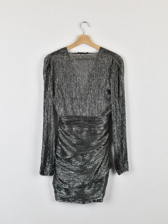 Maje Metallic Glitzer Kleid, Gr.34 (36) - Kleid - 2ND STORY