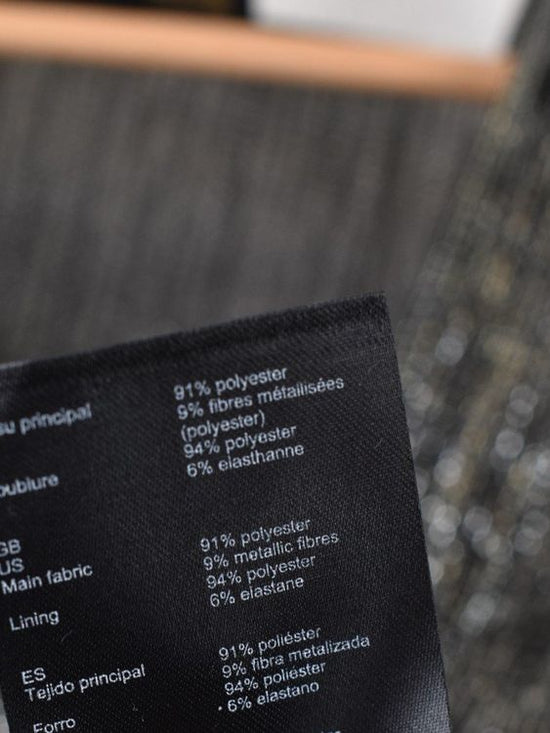 Maje Metallic Glitzer Kleid, Gr.34 (36)
