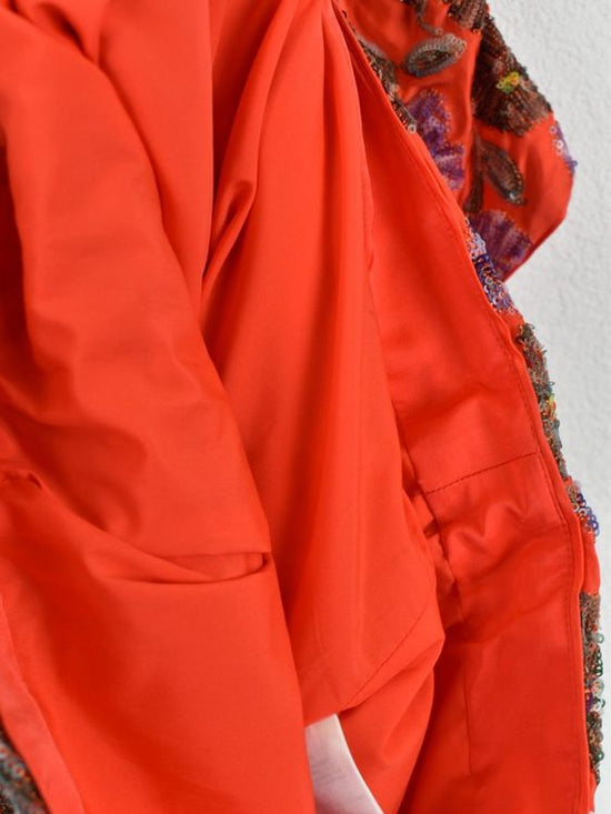Maje Minikleid, Gr.34, Blumen & Pailletten