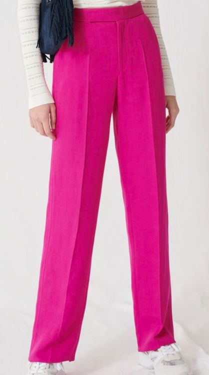Maje Stoffhose, fuchsia, Gr.36 (34), neuwertig - Hose - 2ND STORY