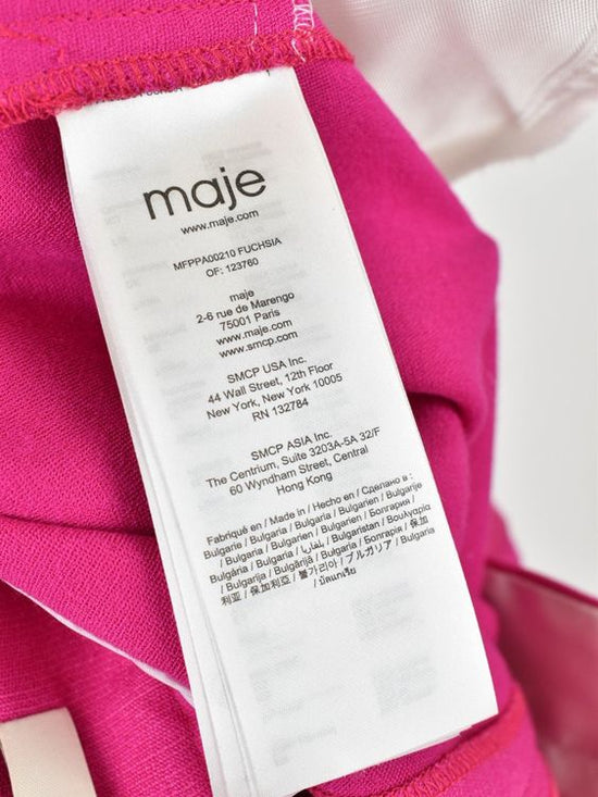 Maje Stoffhose, fuchsia, Gr.36 (34), neuwertig - Hose - 2ND STORY