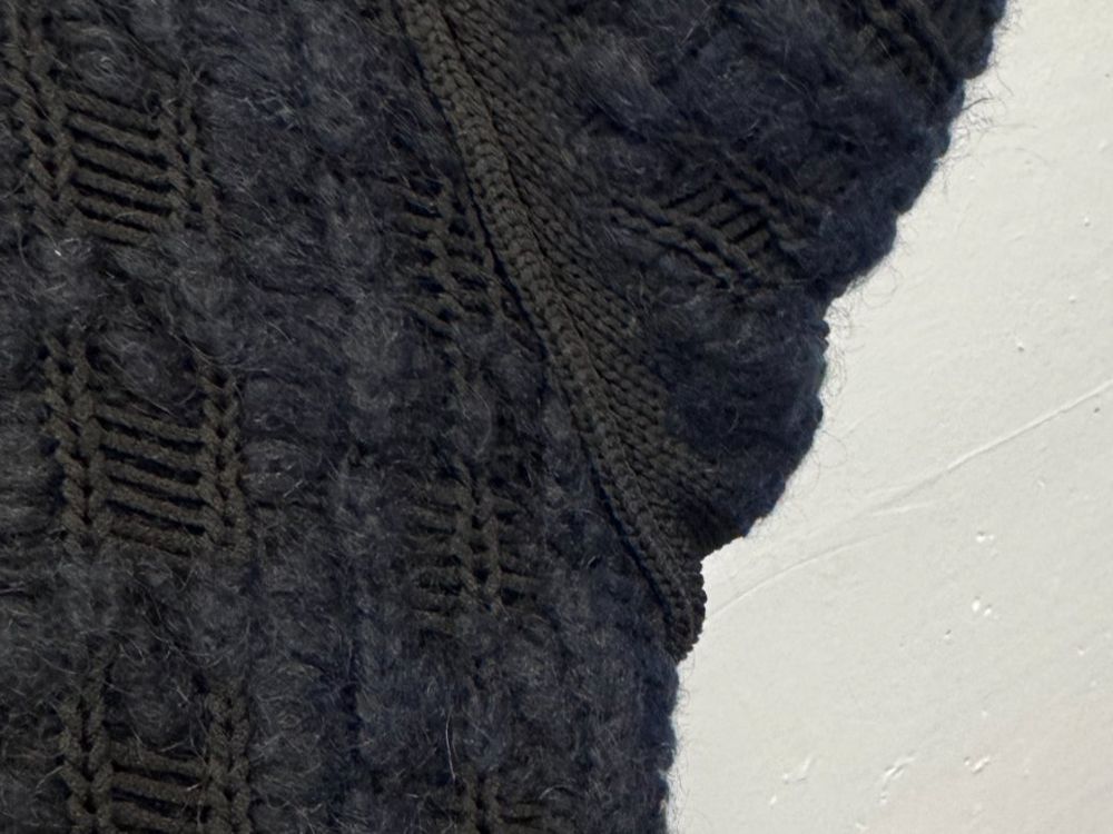 Maje Strickjacke, Gr.3 (38), blau/schwarz - Strickjacke - 2ND STORY