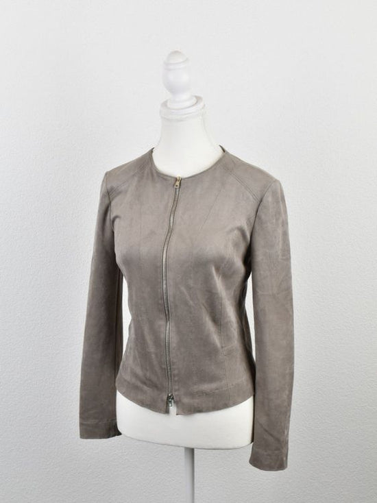 Marc Cain Jacke, leicht, Wildlederoptik, Gr.36 (N2) - Jacke - 2ND STORY