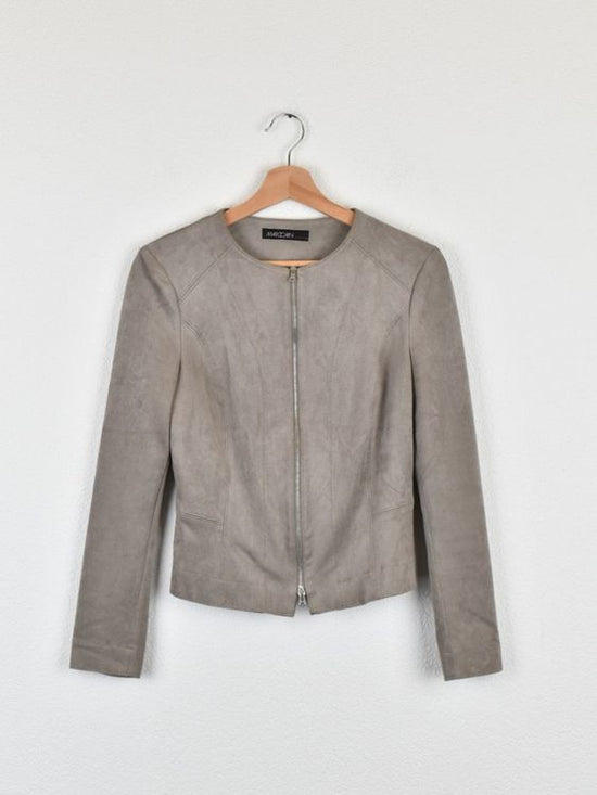 Marc Cain Jacke, leicht, Wildlederoptik, Gr.36 (N2) - Jacke - 2ND STORY