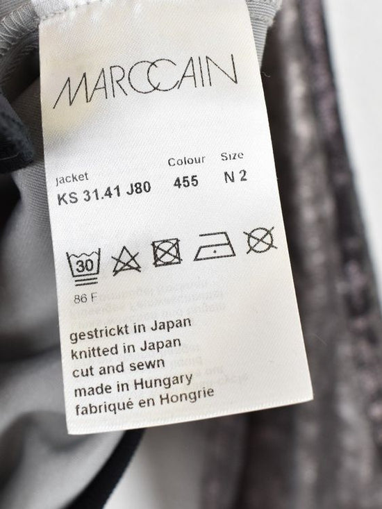 Marc Cain Sports Jacke, Samtoptik, silber, Gr.36 - Jacke - 2ND STORY