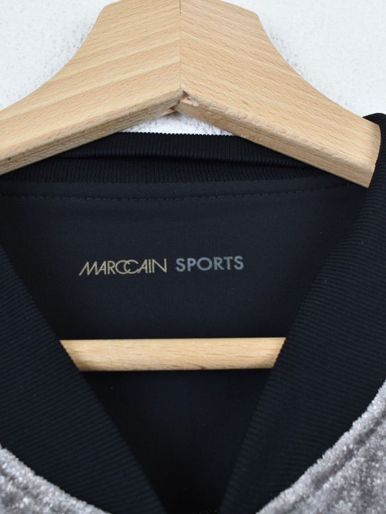 Marc Cain Sports Jacke, Samtoptik, silber, Gr.36 - Jacke - 2ND STORY