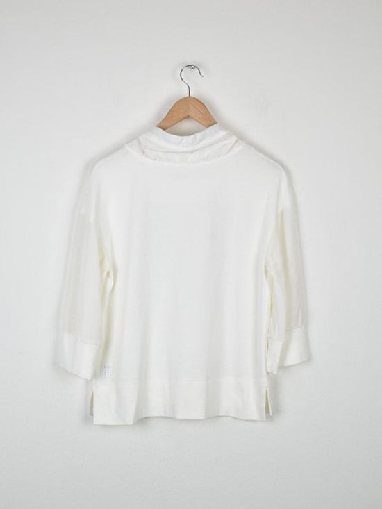 Marc Cain Sports Sweatshirt, Gr.34/36, weiss - Pullover - 2ND STORY