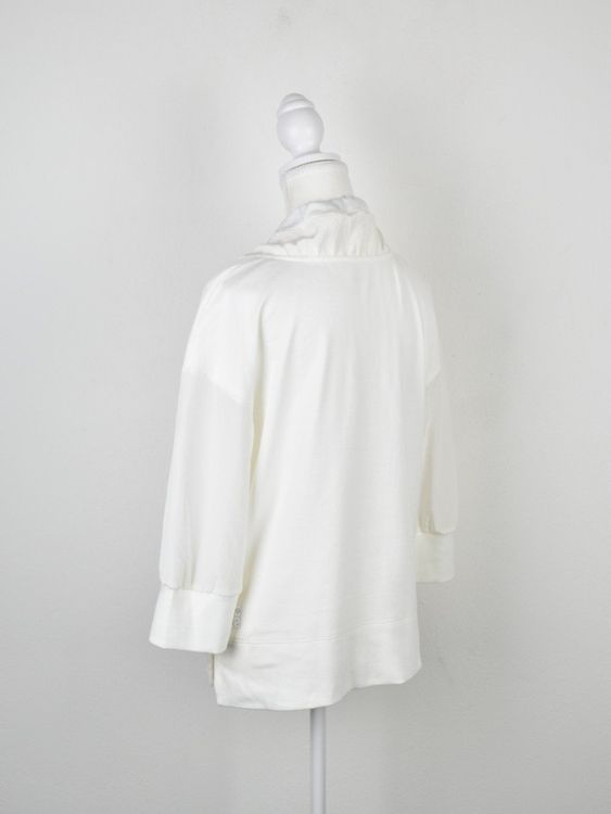 Marc Cain Sports Sweatshirt, Gr.34/36, weiss - Pullover - 2ND STORY