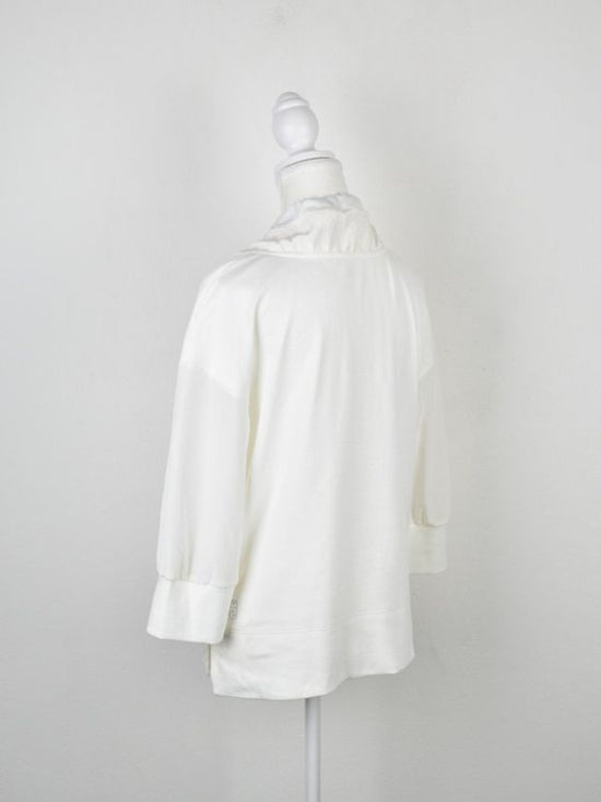 Marc Cain Sports Sweatshirt, Gr.34/36, weiss - Pullover - 2ND STORY