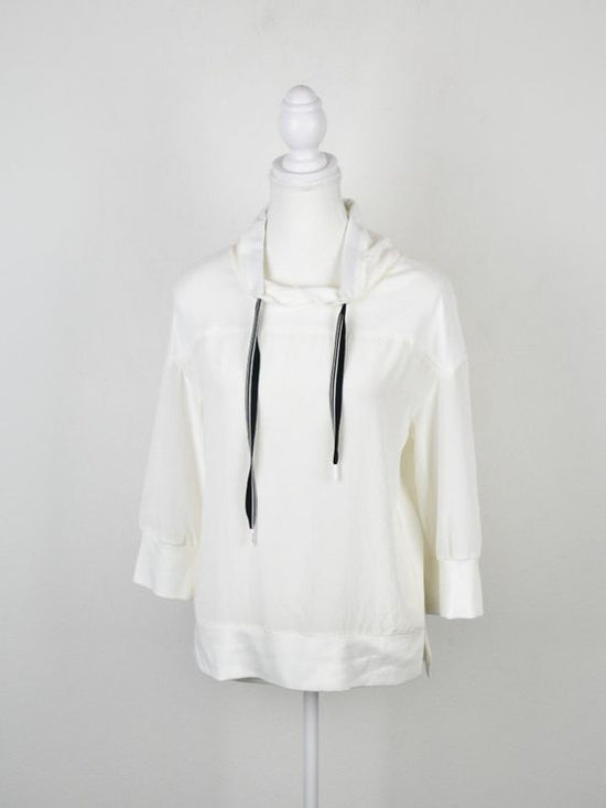 Marc Cain Sports Sweatshirt, Gr.34/36, weiss - Pullover - 2ND STORY