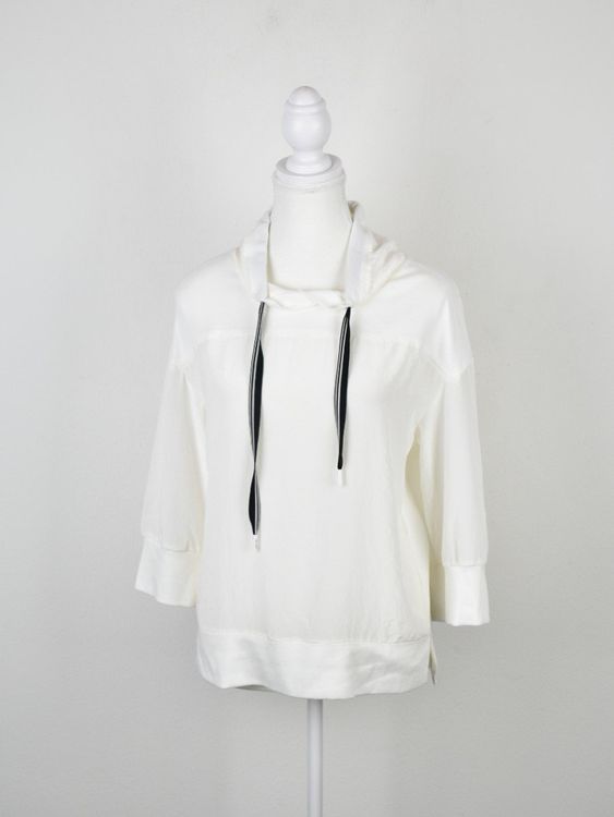 Marc Cain Sports Sweatshirt, Gr.34/36, weiss - Pullover - 2ND STORY