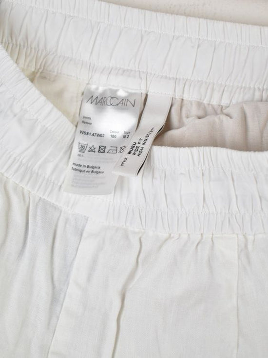 Marc Cain Sports Wide Leg Stoffhose Gr.36 (N2), 65% Leinen