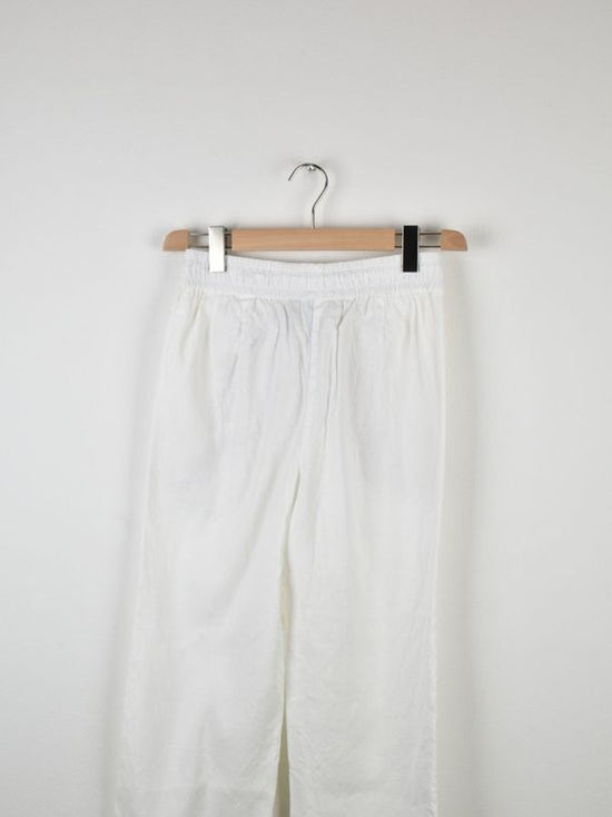 Marc Cain Sports Wide Leg Stoffhose Gr.36 (N2), 65% Leinen