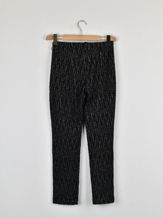 Marc Cain Stoffhose, schwarz strukturiert, Gr.34 (N1) - Hose - 2ND STORY