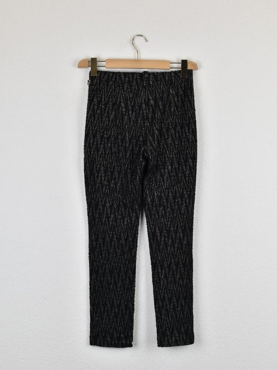 Marc Cain Stoffhose, schwarz strukturiert, Gr.34 (N1) - Hose - 2ND STORY