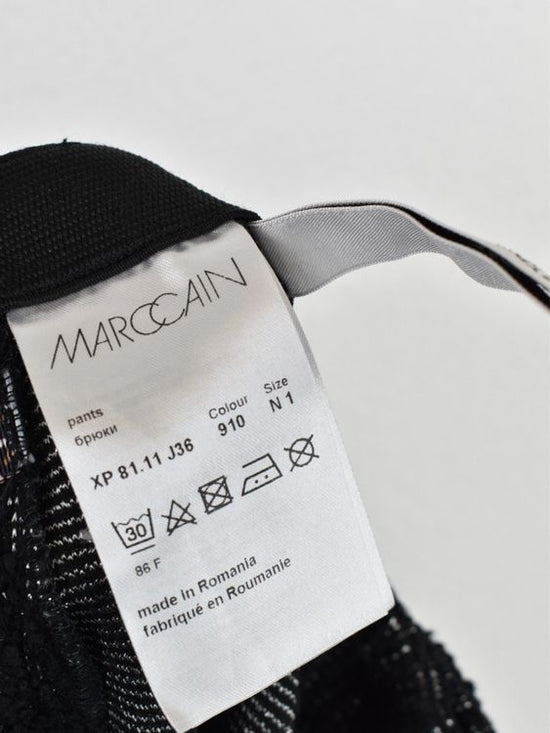 Marc Cain Stoffhose, schwarz strukturiert, Gr.34 (N1) - Hose - 2ND STORY