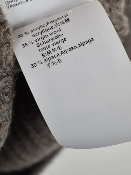Marc Cain Strickpullover Gr.N2, mit Schurwolle & Alpaka - Pullover - 2ND STORY