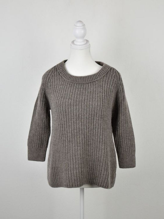 Marc Cain Strickpullover Gr.N2, mit Schurwolle & Alpaka - Pullover - 2ND STORY