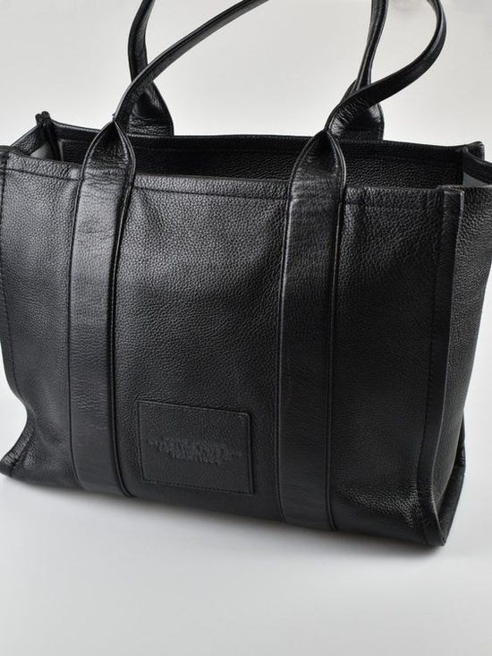 Marc Jacobs The Tote Shopping Bag Large, schwarz, Leder - Handtasche - 2ND STORY