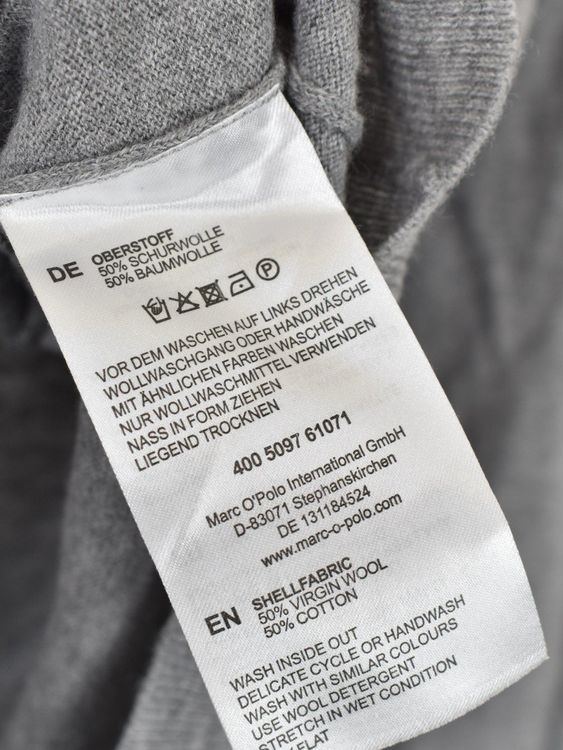 Marc O'Polo Cardigan, Gr.XL, Schurwolle & Baumwolle - Strickjacke - 2ND STORY