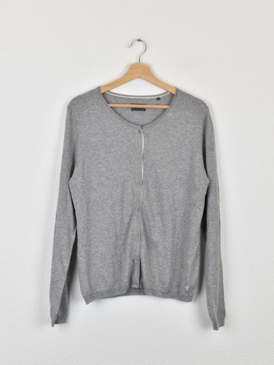 Marc O'Polo Cardigan, Gr.XL, Schurwolle & Baumwolle - Strickjacke - 2ND STORY