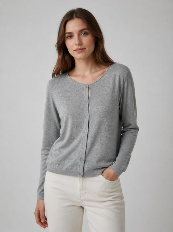 Marc O'Polo Cardigan, Gr.XL, Schurwolle & Baumwolle - Strickjacke - 2ND STORY