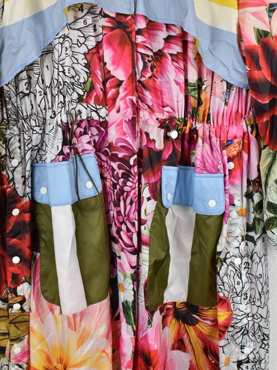 Mary Katrantzou Funktionsmantel, leicht, Gr.XS-S, oversized