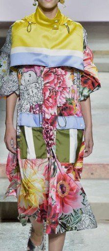 Mary Katrantzou Funktionsmantel, leicht, Gr.XS-S, oversized
